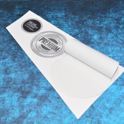 Etiquetas Redondas Negras  - 4