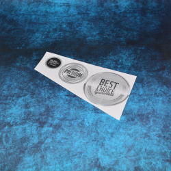 Etiquetas Redondas Negras  - 3