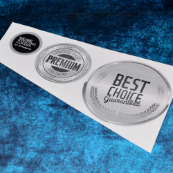 Etiquetas Redondas Negras  - 2