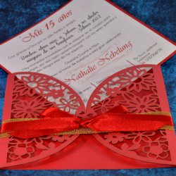 Tarjeta troquelada con corte laser  - 2