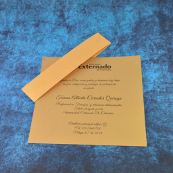 Tarjeta Invitación Troquelada  - 5