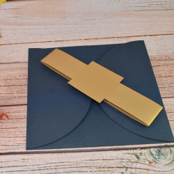 Tarjetas sobre cerrado con faja papel fino  - 4