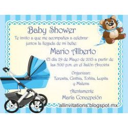 Tarjeta baby shower  - 2