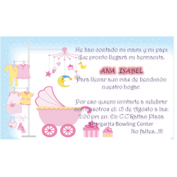 Tarjeta baby shower  - 5